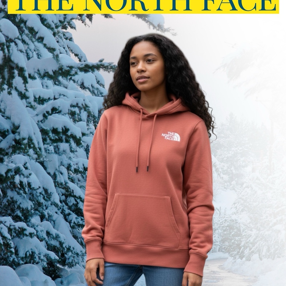 The North Face Women's Warm Red Hoodie - Picture 4 of 7